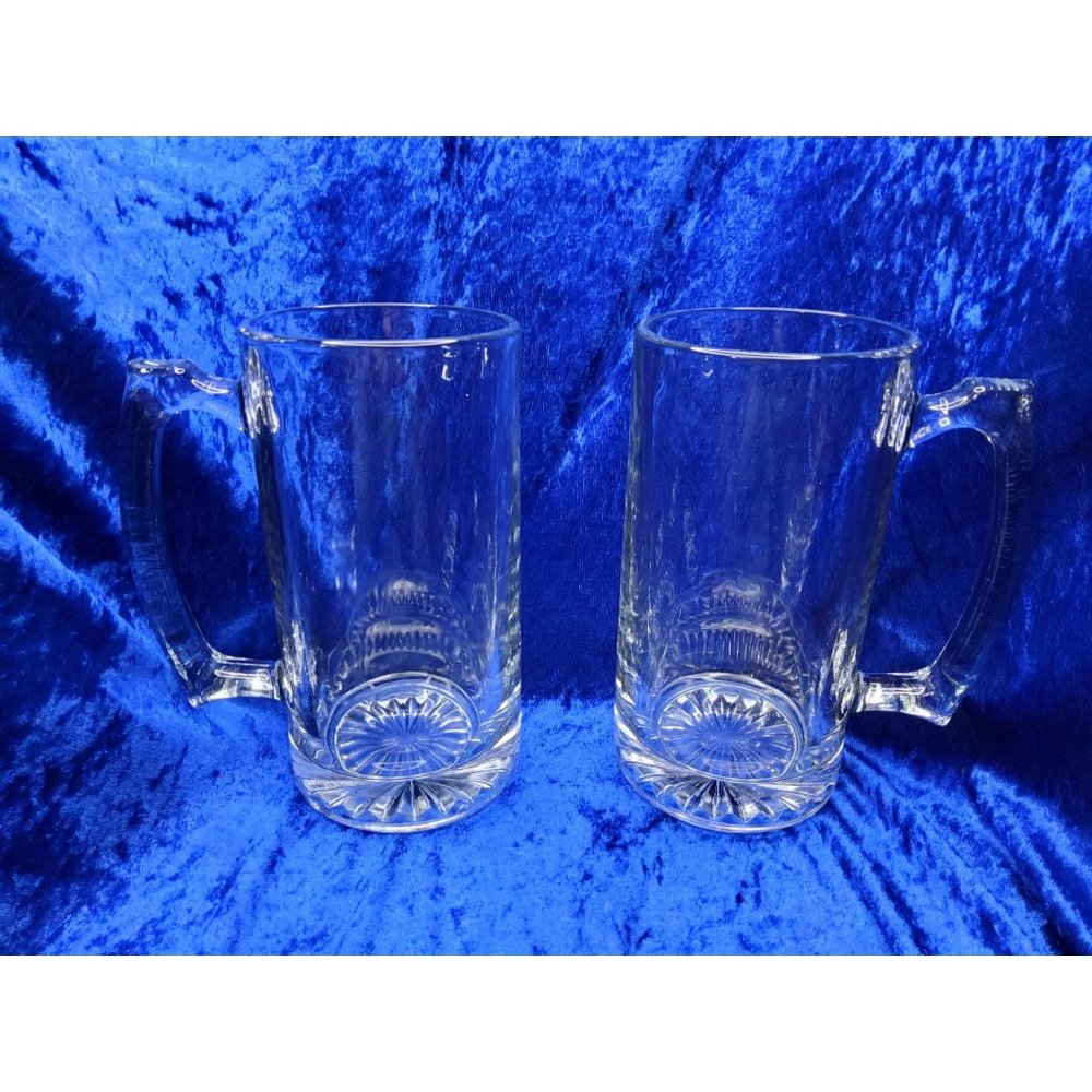 vintage pair of Acopa 25 oz. Customizable Beer Mugs
